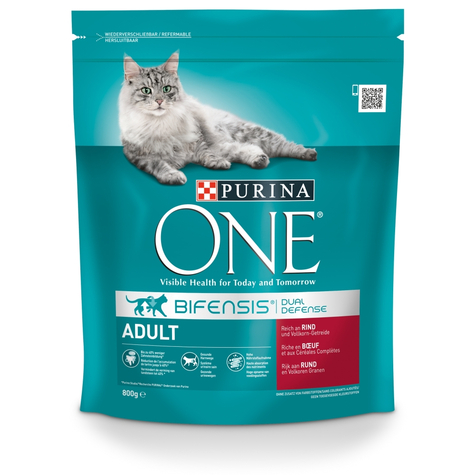 Purina One Bifensis Adult Rich In Beef 800g