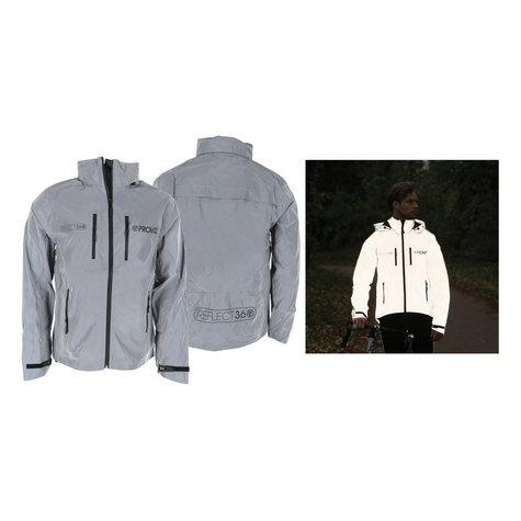 Proviz Reflect360 Outdoor Jacke Men     Voll Reflektierend/Grau Gr. Xl          
