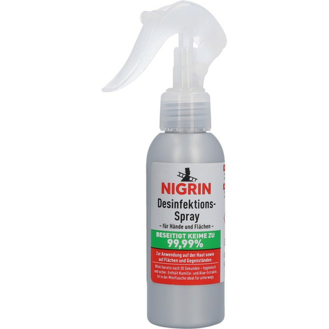 Nigrin Spray Dezinfectant Pentru Mâini Și Suprafețe 100 Ml            
