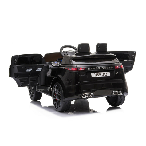 Masina Electrica Pentru Copii Range Rover Velar Licentiata Baterie 12v7ah, 2 Motoare+ 2,4ghz+Scaun Din Piele+Eva-Negru