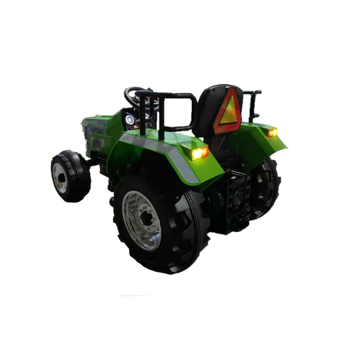 Mașină Electrică Pentru Copii Tractor Electric Mare Baterie 12v7a, 2 Motoare 35w Cu Telecomandă 2.4ghz Verde
