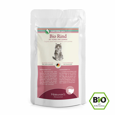 Hm Katze Bio-Rind+Quinoa 100gp