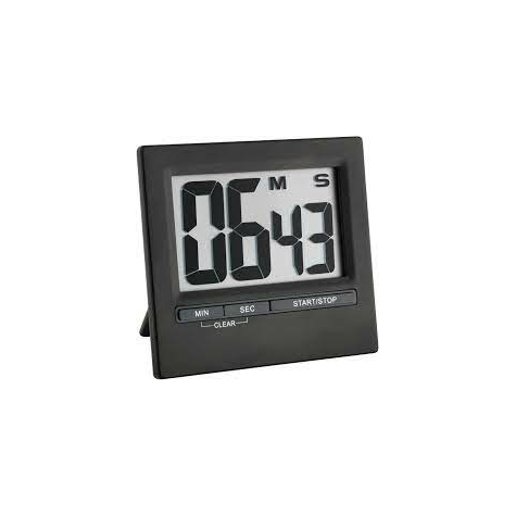 Tfa 38.2013.01 Cronometru Digital De Bucătărie Negru 99 Min Aluminiu Plastic Analogic De Sine Stătător