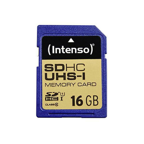Blister Sdhc 16gb Intenso Premium Cl10 Uhs-I Intenso Premium Cl10 Uhs-I Blister