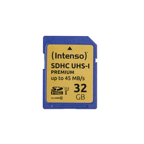 Blister Sdhc 32gb Intenso Premium Cl10 Uhs-I Intenso Premium Cl10 Uhs-I Blister