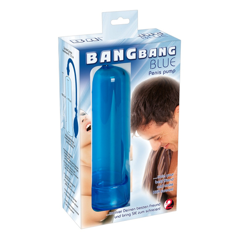 Bang Bang Bang Penis Pump Albastru