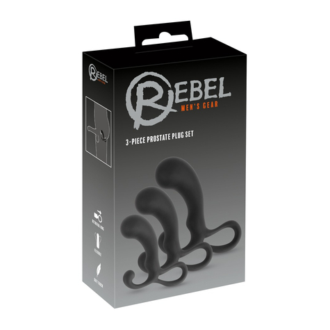Prostate Plug Rebel 3-Piece Prostate Plug Se