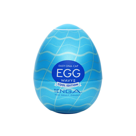 Masturbator Tenga Egg Wavy Ii Cool Single