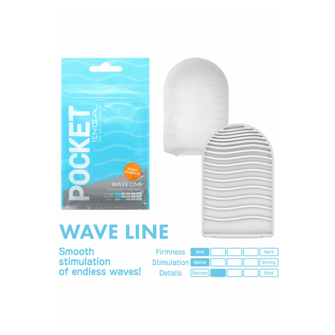 Masturbator Pocket Tenga Wave Line