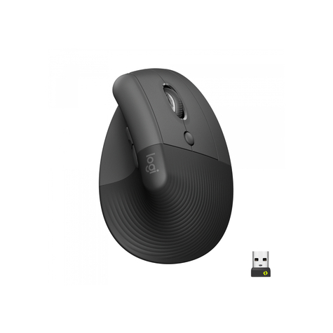 Logitech Mouse Lift, Wireless, Bolt, Bluetooth, Grafit - Ergo Vertical