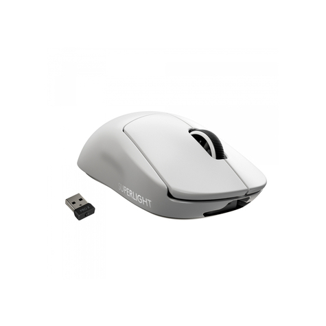 Mouse Pentru Jocuri Logitech Pro X Superlight Alb Optic 910-005942