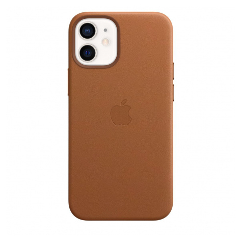 Apple Iphone 12 Mini Caz De Piele Mini Cu Magsafe Șa Maro Șa