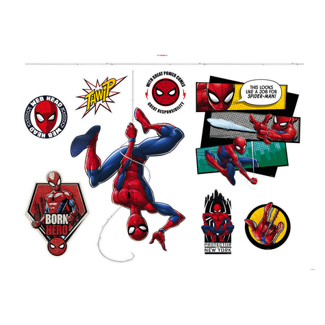Tatuaj De Perete  Spider-Man Web Head  Dimensiuni 100 X 70 Cm