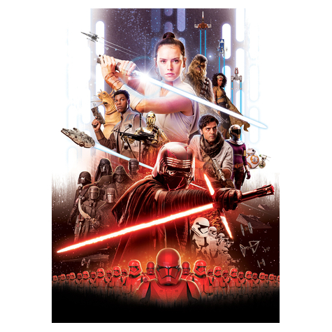 Tapet De Hârtie  Star Wars Ep9 Movie Poster Rey  Dimensiune 184 X 254 Cm