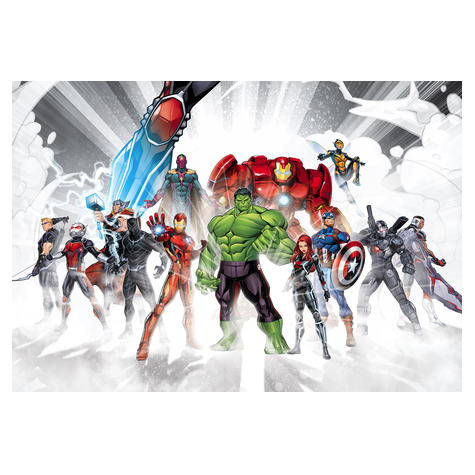 Tapet De Hârtie  Avengers Unite  Dimensiune 368 X 254 Cm