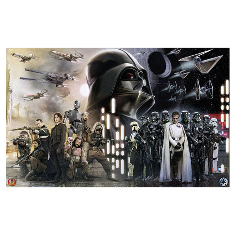 Foto Tapet Autoadeziv   Star Wars Collage  Dimensiuni 400 X 250 Cm