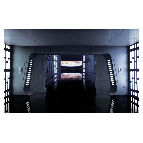 Non-Woven Wallpaper - Star Wars Death Star Floor - Size 400 X 250 Cm
