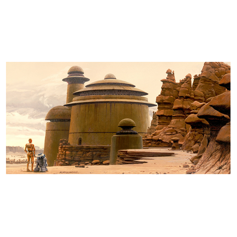Foto Tapet Autoadeziv   Star Wars Classic Rmq Jabba's Palace  Dimensiune 500 X 250 Cm