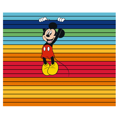 Foto Tapet Autoadeziv   Mickey Magic Rainbow  Dimensiuni 300 X 250 Cm