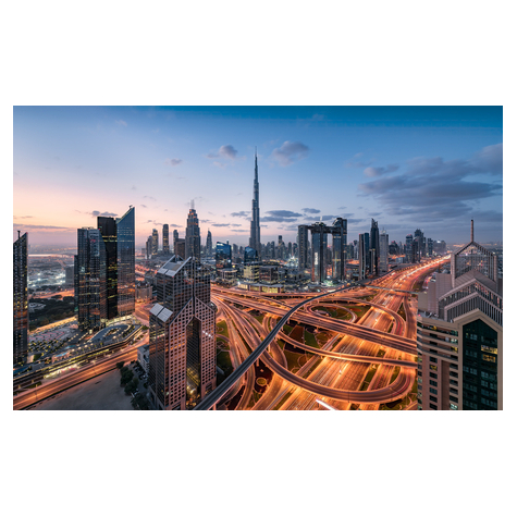 Foto Tapet Autoadeziv   Lumini Din Dubai  Dimensiuni 450 X 280 Cm