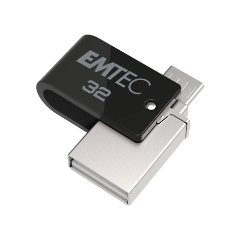 Memorie Usb Flashdrive 32gb Emtec Mobile & Go Dual Usb2.0 - Microusb T260
