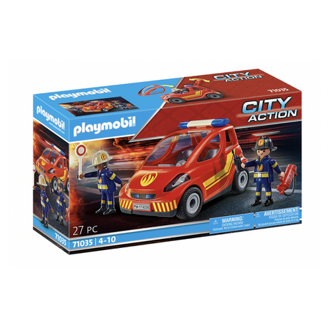 Playmobil City Action - Mașină Mică Pentru Pompieri (71035)