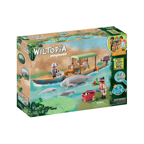 Playmobil Wiltopia - Excursie Cu Barca La Lacuri (71010)