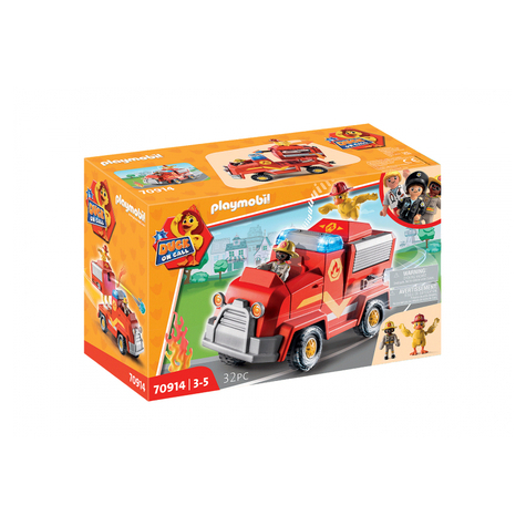 Playmobil Duck On Call - Vehicul De Urgență Pentru Pompieri (70914)