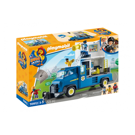 Playmobil Rață La Datorie - Camion De Poliție (70912)