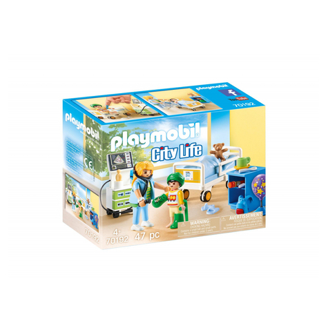 Playmobil City Life - Infirmerie Pentru Copii (70192)