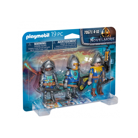 Playmobil Novelmore - Set De 3 Cavaleri Novelmore (70671)