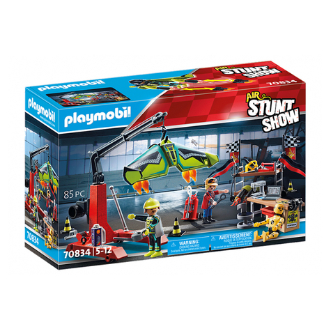 Playmobil Air Stuntshow - Stație De Service (70834)