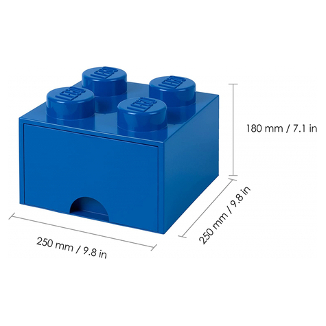 Lego Sertar Pentru Cărămizi De Depozitare 4 Blue (40051731)
