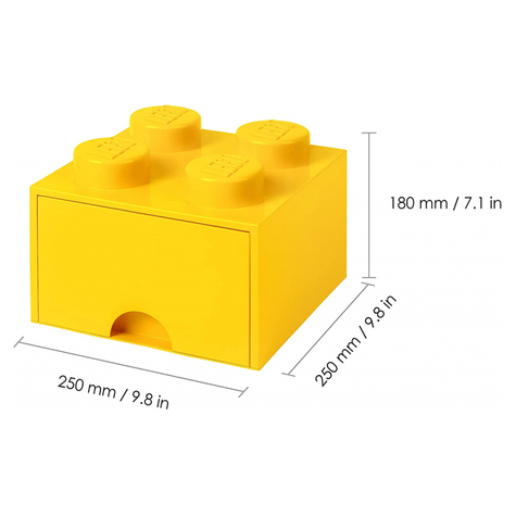 Lego Sertar Pentru Cărămizi De Depozitare 4 Yellow (40051732)