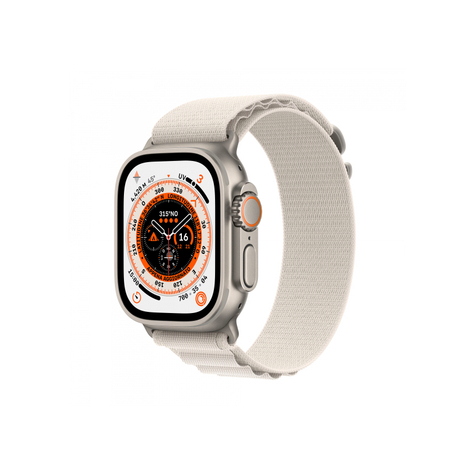 Apple Watch Ultra Gps + Cellular 49mm Titanium Starlight Alpine Loop Mqfq3fd/A