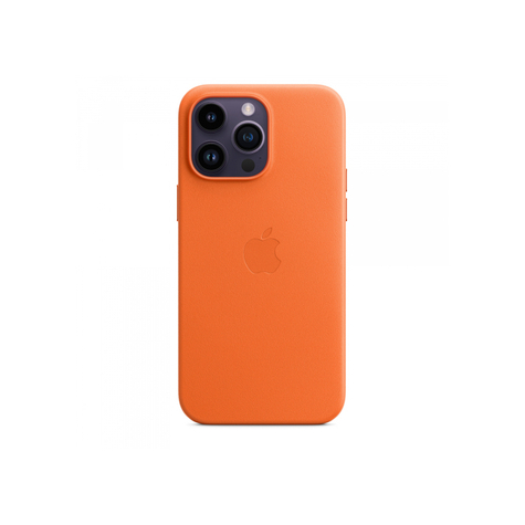 Husă Apple Iphone 14 Pro Max Din Piele Cu Magsafe Orange Mppr3zm/A