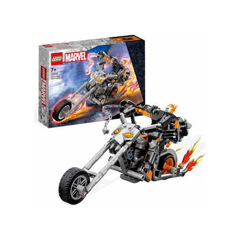 Lego Marvel - Ghost Rider Cu Mech Și Bicicletă (76245)