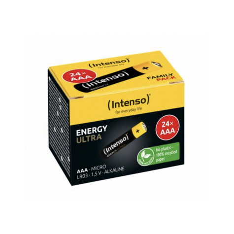 Intenso Energy Ultra Aaa Micro Lr03 Pachet De 24 De Baterii 7501814
