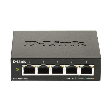 Comutator Inteligent Administrat Cu 5 Porturi D-Link Dgs-1100-05v2/E