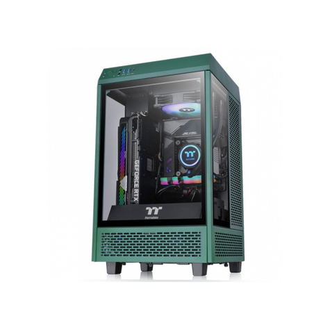 Thermaltake Pc Chassis The Tower 100 Racing Green - Ca-1r3-00scwn-00