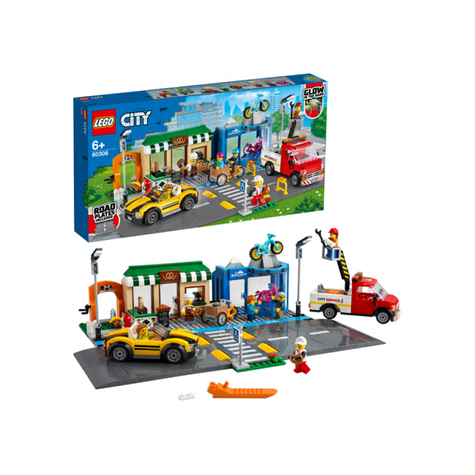 Lego City - Strada Comercială Cu Magazine (60306)