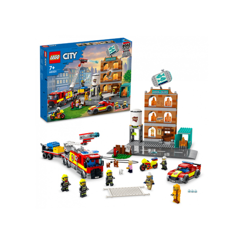 Lego City - Brigada De Pompieri Cu Pompieri (60321)