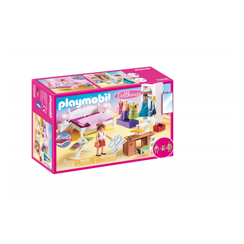 Playmobil Dollhouse - Dormitor Cu Colț (70208)
