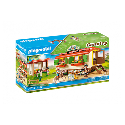 Playmobil Country - Căruța De Noapte Pony Camp (70510)