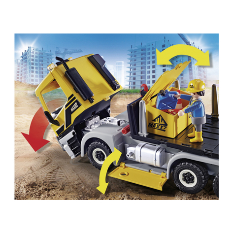 Playmobil City Action - Camion Cu Caroserie Mobilă (70444)