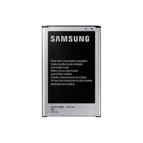 Baterie Samsung Li-Ion N7505 Galaxy Note 3 Neo 3100 Mah Bulk - Eb-Bn750bb