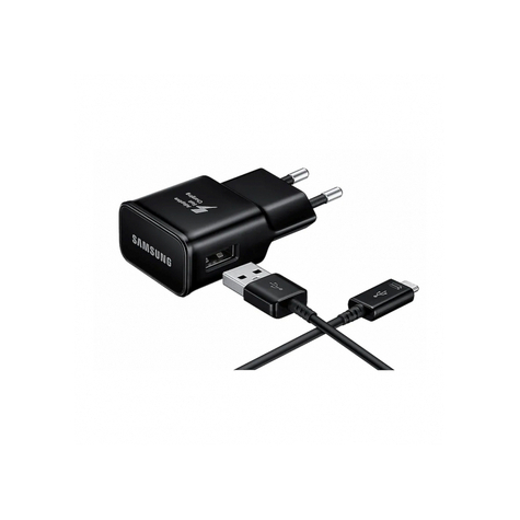 Adaptor Usb Samsung + Cablu Micro Usb Negru Vrac - Ep-Ta200ebe