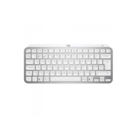 Logitechmx Keys Mini Tastatură Bluetooth - Gri Deschis Cu Iluminare Din Spate - 920-010480