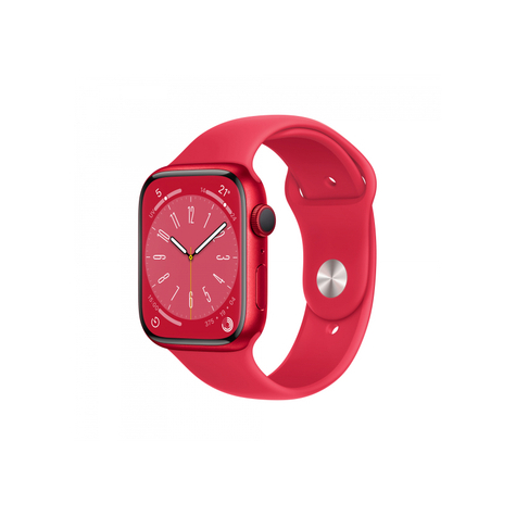 Apple Watch S8 Gps 41mm Product Red Aluminium Case Sport Band Mnp73fd/A
