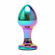 Dildo : Sensual Multi Colourot Glass Melany Anal Dildo Senzual